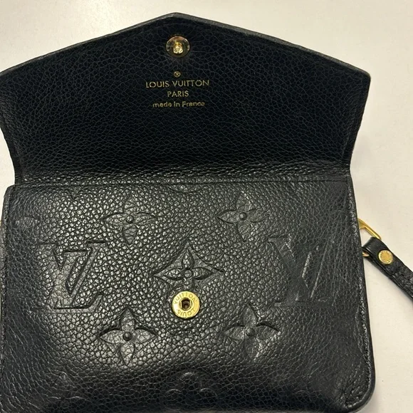 Louis Vuitton Black Leather Card Key Holder - Picture 7 of 11